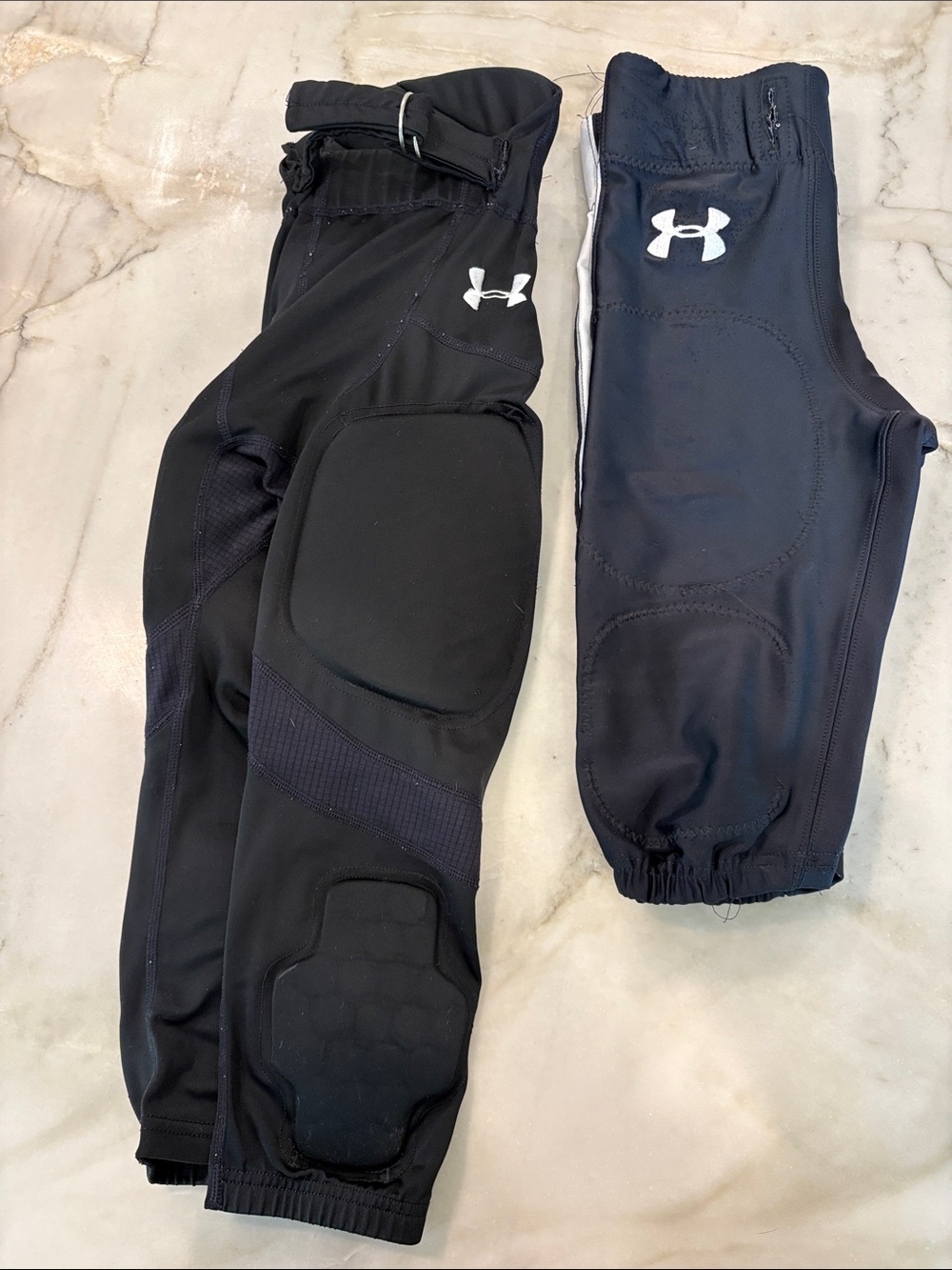 Under Armour Kids Black Padded Football Practice and Game Pants